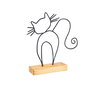 Aberto Design Objeto Decorativo Cat - Black